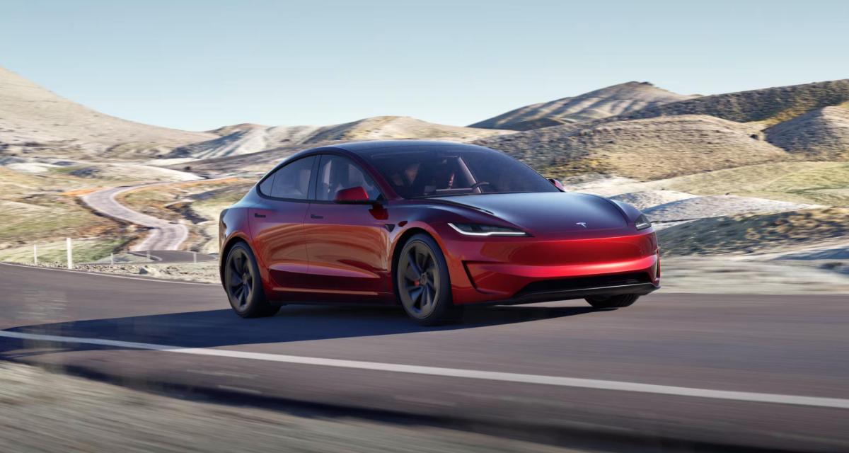 Tesla Model 3 performance : comme son nom l'indique