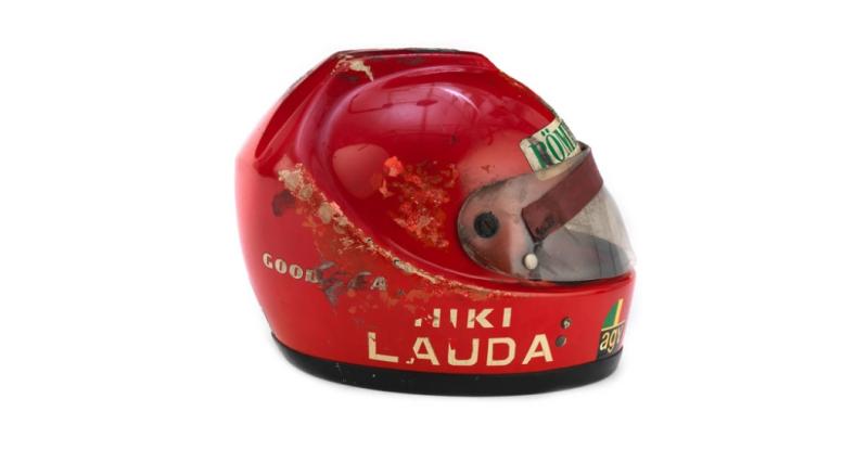  - Le casque porté par Niki Lauda au Nürburgring 1976 en vente