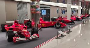 Les F1 Ferrari s'exposent à Monaco
