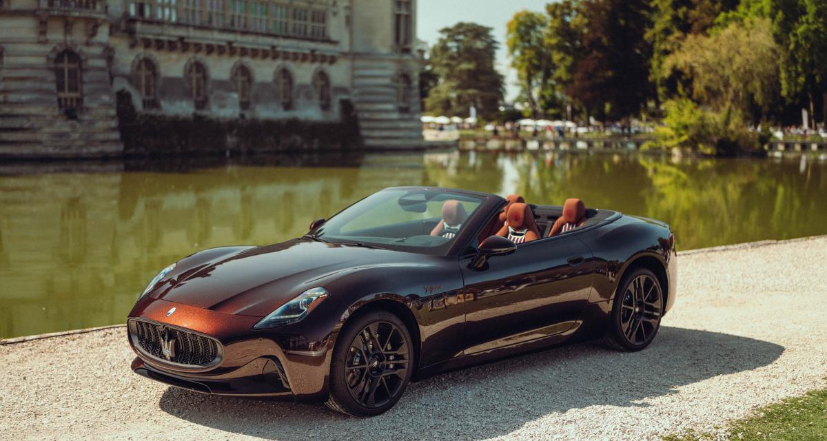 Maserati GranCabrio Folgore Tignanello : ivre d'élégance