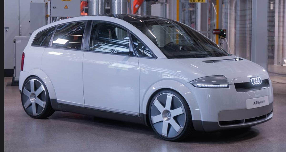 Les apprentis d'Audi présentent leur A2 restomod