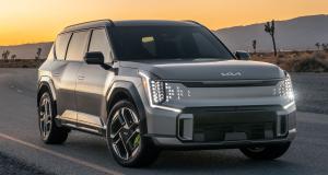 Kia lance l'EV9 GT, un gros SUV qui se prend pour une sportive