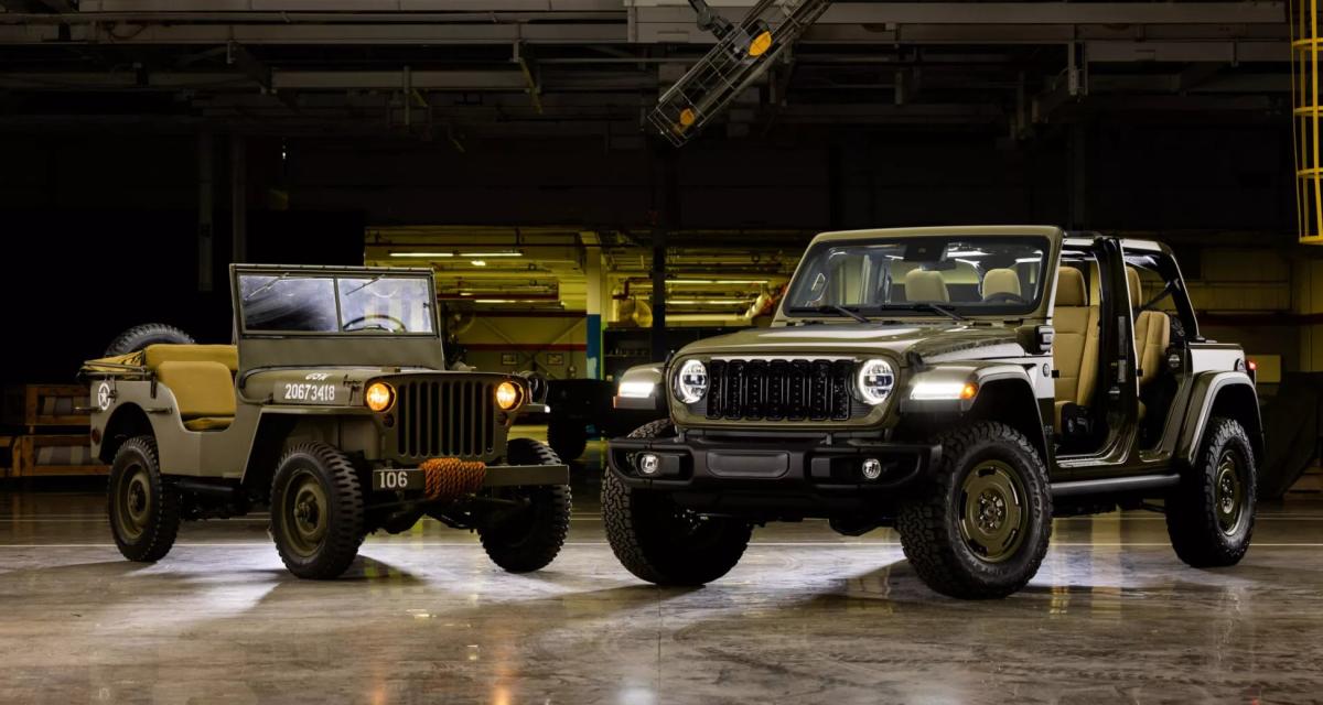 Le Jeep Wrangler 4xe rend hommage à son illustre ancêtre de 1941